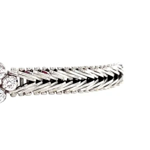 Sale Witgouden armband met diamant 14 krt Armbanden Met Edelsteen
