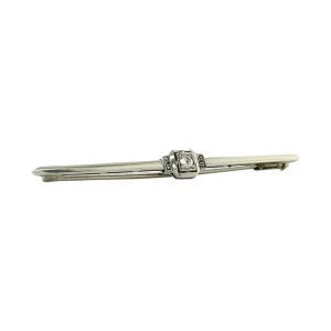 Online Witgouden broche met diamant 14 krt Broches