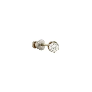 Fashion Witgouden broche met diamant 14 krt Broches