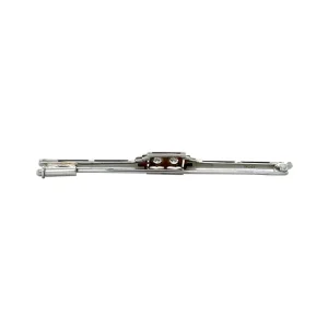 Hot Witgouden broche met diamant 18 krt Broches