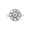New Witgouden entourage ring met diamant Diamanten Ringen