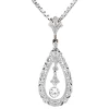 Best Witgouden hanger met diamant 14 krt Gouden Hanger Met Edelsteen