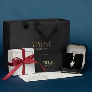 Best Witgouden hanger met saffier en diamant 14 krt Gouden Hanger Met Edelsteen