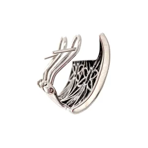 Outlet Witgouden oorstekers met diamant 18 krt Oorstekers | Oorbellen Met Edelsteen