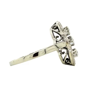 New Witgouden prinsessen ring met diamant 14 krt Diamanten Ringen