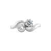 Hot Witgouden ring met diamant 14 krt Diamanten Ringen