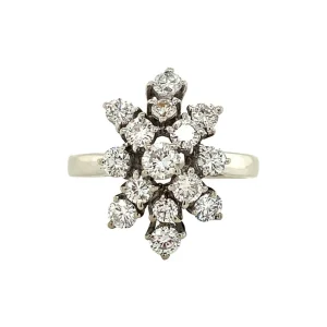 Clearance Witgouden ring met diamant 14 krt Diamanten Ringen