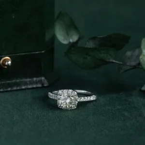 Discount Witgouden ring met diamant 18 krt Diamanten Ringen