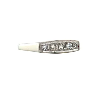 Online Witgouden ring met diamant 14 krt Diamanten Ringen