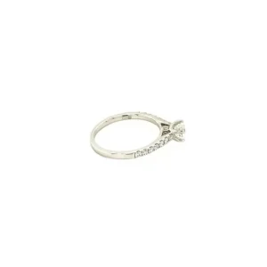 Hot Witgouden ring met diamant 18 krt Diamanten Ringen