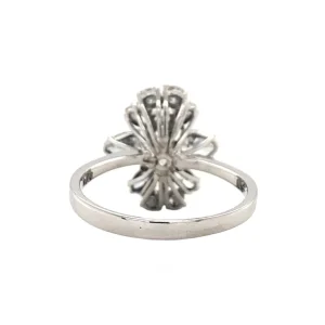 Outlet Witgouden ring met diamant 14 krt Diamanten Ringen