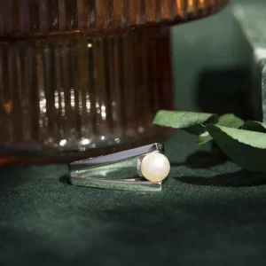 Best Witgouden ring met parel 18 krt Ringen Met Edelsteen