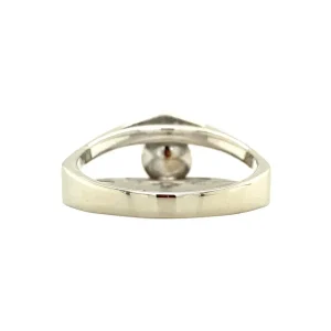 Best Witgouden ring met parel 18 krt Ringen Met Edelsteen