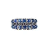 Fashion Witgouden ring met saffier 18 krt Ringen Met Edelsteen