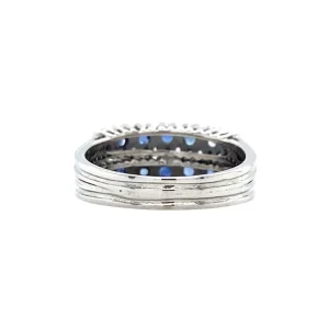 Fashion Witgouden ring met saffier 18 krt Ringen Met Edelsteen