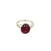 Sale Witgouden ring met toermalijn en diamant 18 krt Diamanten Ringen | Ringen Met Edelsteen