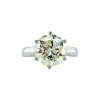 Clearance Witgouden solitair ring met diamant 18 krt Diamanten Ringen