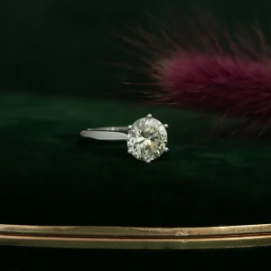 Clearance Witgouden solitair ring met diamant 18 krt Diamanten Ringen