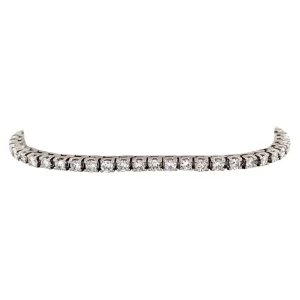 Best Witgouden tennisarmband met diamant 17.5 cm 14 krt Armbanden Met Edelsteen