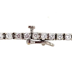 Best Witgouden tennisarmband met diamant 17.5 cm 14 krt Armbanden Met Edelsteen