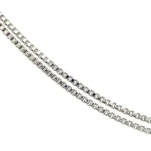 Hot Witgouden venetiaan lengtecollier 18 krt Lengtecolliers