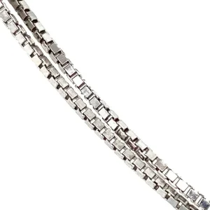 New Witgouden venetiaan lengtecollier 14 krt Lengtecolliers
