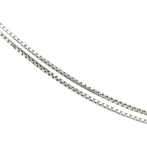 Outlet Witgouden venetiaan lengtecollier 18 krt Lengtecolliers