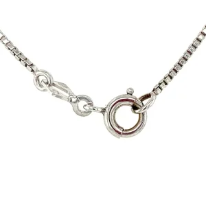 Hot Witgouden venetiaan lengtecollier 18 krt Lengtecolliers