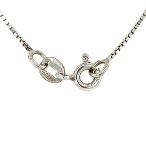 Outlet Witgouden venetiaan lengtecollier 18 krt Lengtecolliers