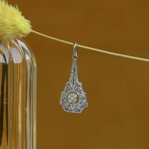 Online Zilveren hanger met diamant 925 Gouden Hanger Met Edelsteen